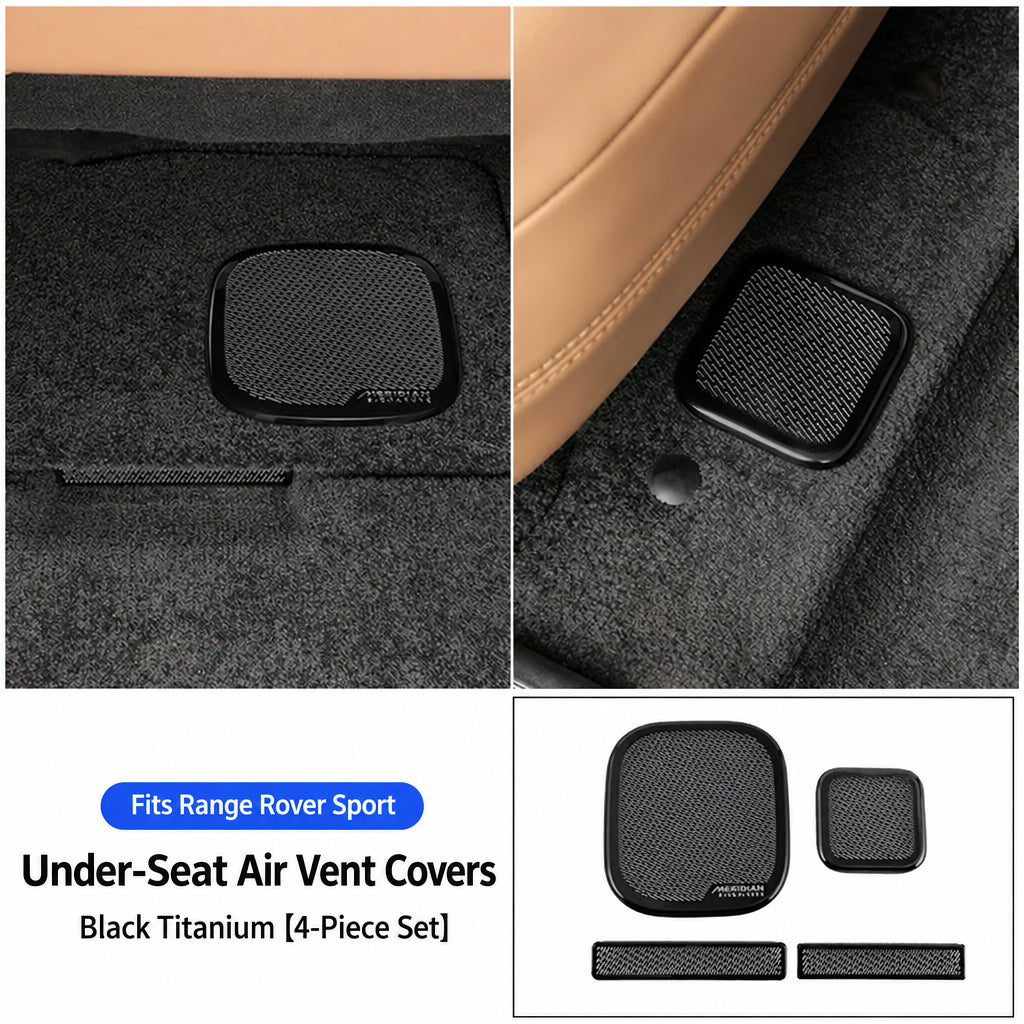 Compatible with 2023-2026 Range Rover Sport Under-Seat Air Vent Grille Covers