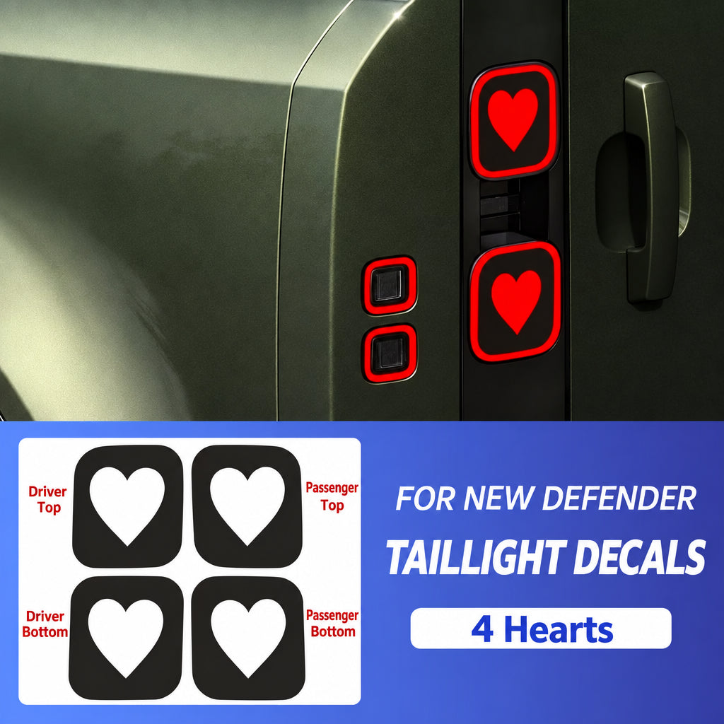 Compatible with 2020-2026 Defender 90/110/130 Creative Tail Light Decal Stickers