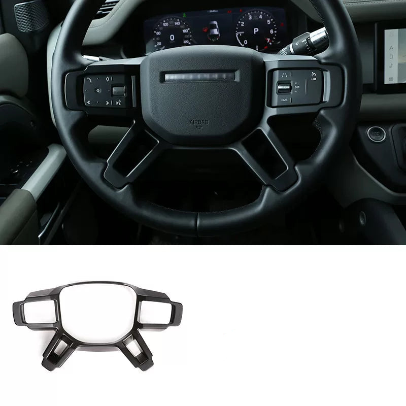 Additional product photo of Defender (2020-2026) Steering Wheel Button Trim Frame, Interior Accent Cover