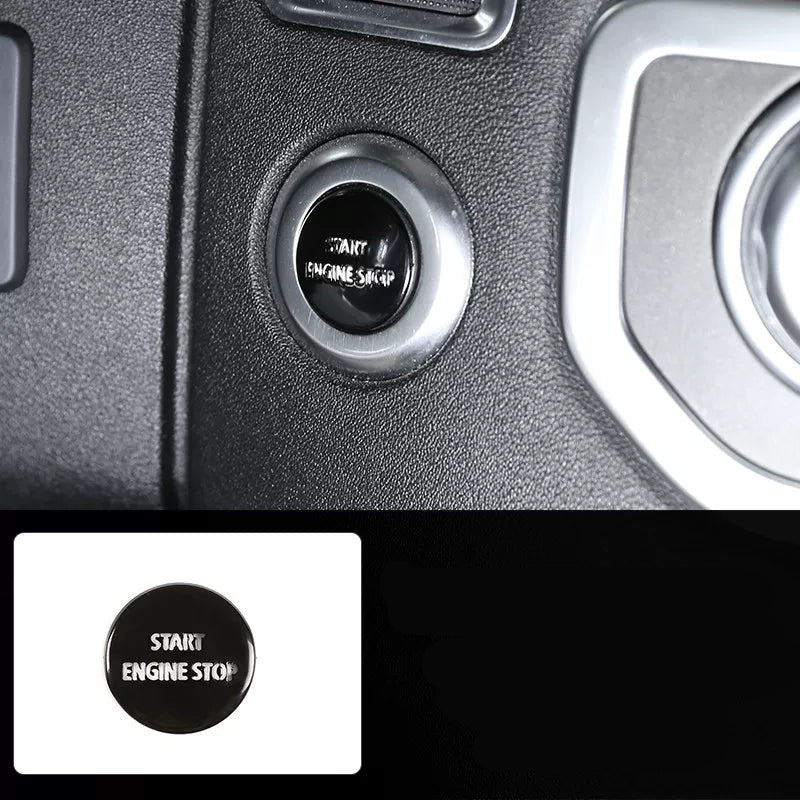 Additional product photo of 2010–2013 Range Rover Sport Start Button Decal & AC Knob Cover Set