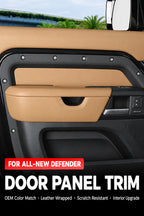 Compatible with 2020-2026 Defender 90/110/130 Interior Door Panel Protective Trim
