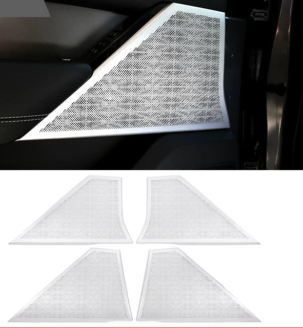 Additional product photo of Range Rover Velar A-Pillar Tweeter Speaker Grille Mesh Covers (2017–2026)