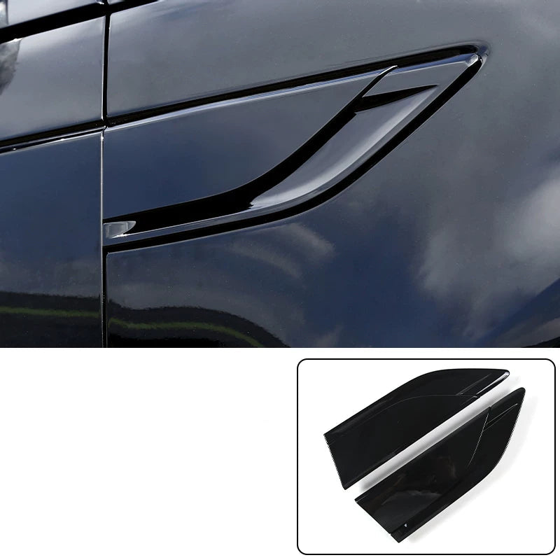 Discovery 5 (2017-2025) Side Fender Vent Trim, Shark Gill Panel in Sport Red or Piano Black
