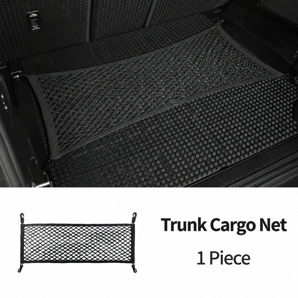 Compatible with Range Rover, Defender, Discovery Double-Layer Trunk Cargo Net Organizer