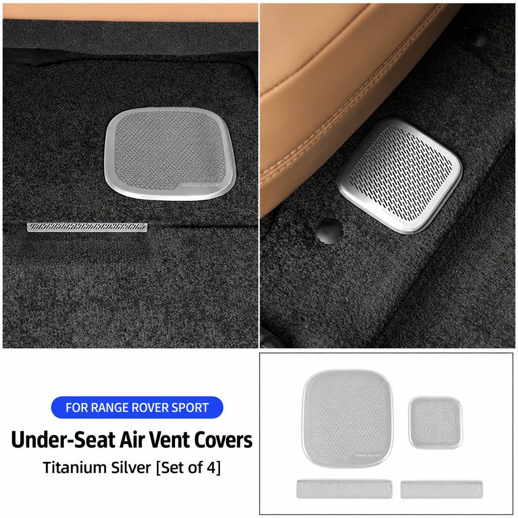 Compatible with 2023-2026 Range Rover Sport Under-Seat Air Vent Grille Covers