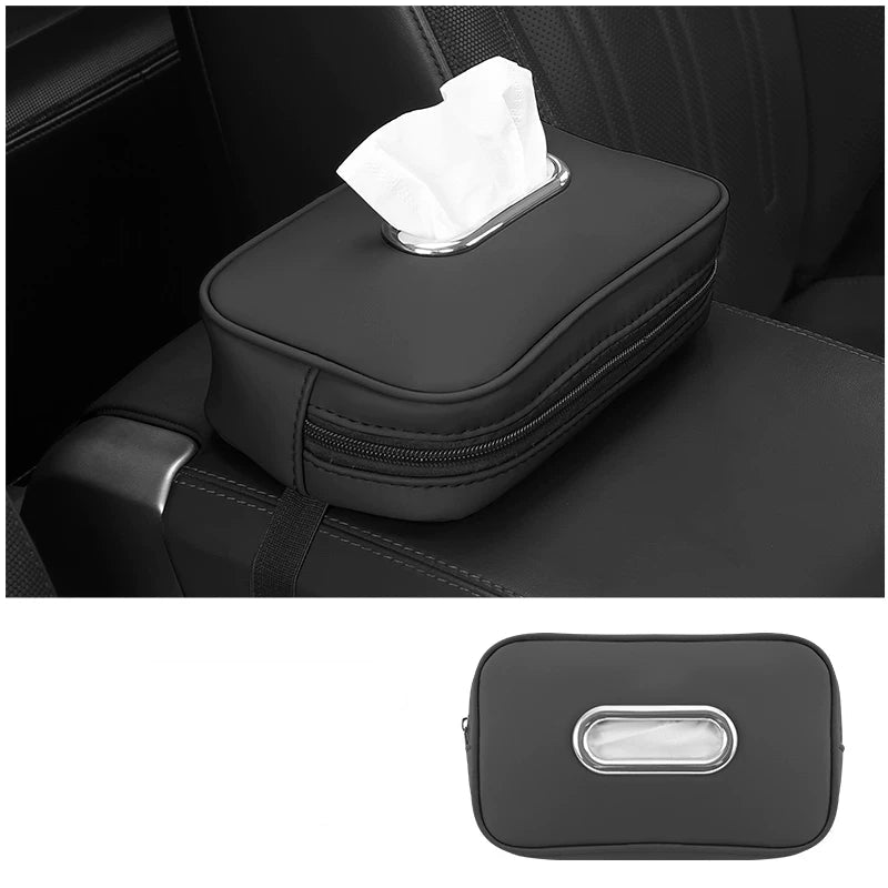 Leather Car Tissue Box - Full Model Lineup