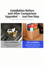 Leather Car Trash Can and Storage Box, Compatible with Defender, Range Rover Sport and Range Rover