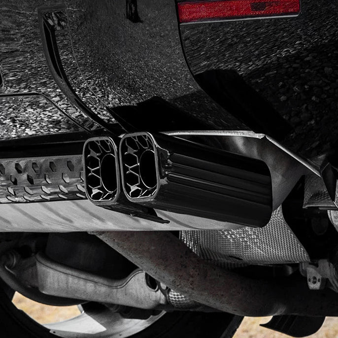 Additional product photo of Defender 90/110/130 Honeycomb Quad Exhaust Tip Surrounds (2020–2026)