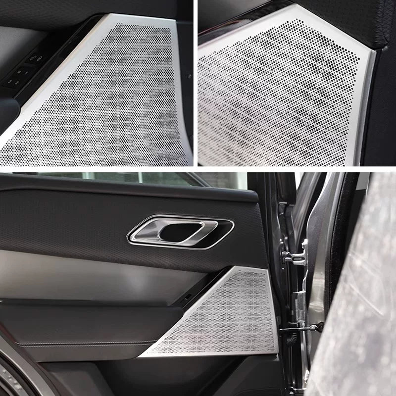Additional product photo of Range Rover Velar A-Pillar Tweeter Speaker Grille Mesh Covers (2017–2026)