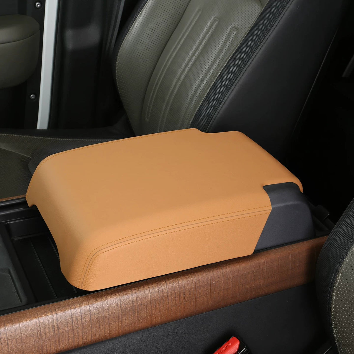 Product photo of Land Rover Defender 90/110 Center Armrest Cushion Pad & Console Cover (2020–2026)