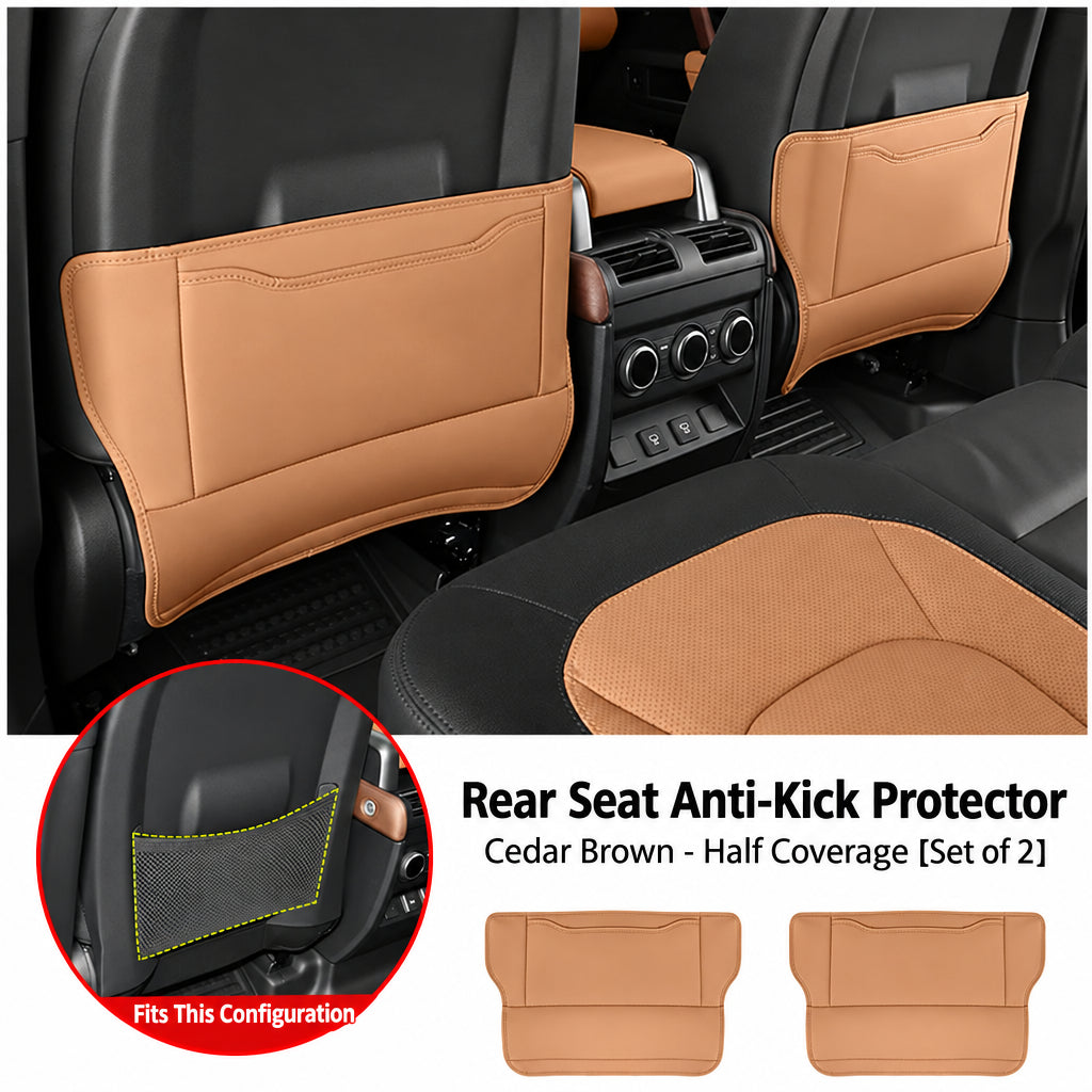 Compatible with 2020-2026 Defender 90/110/130 Seat Back Kick Pads