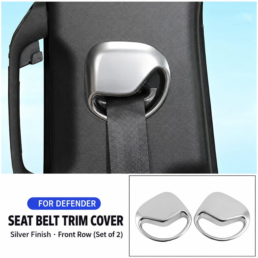 Compatible with 2020-2026 Defender 90/110/130 B-Pillar Seat Belt Decorative Cover Trim