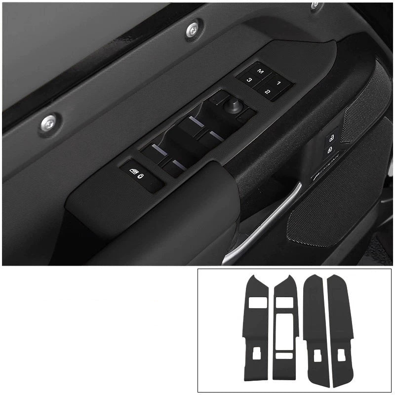 Compatible with 2020-2026 Defender 90/110/130 Leather Window Switch Frame Trim