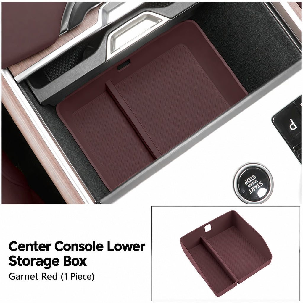 Product photo of Range Rover 2023-2026 Cup Holder Lower Storage Mat Silicone Console Liner