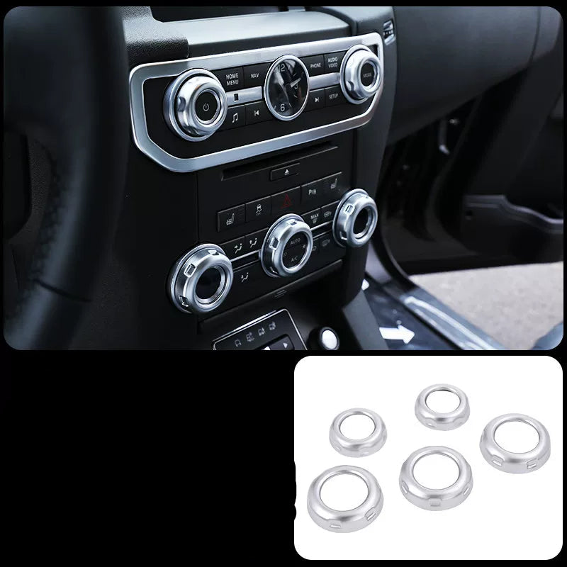 Additional product photo of 2010–2016 Discovery 4 Start Button Decal & AC Knob Cover Set