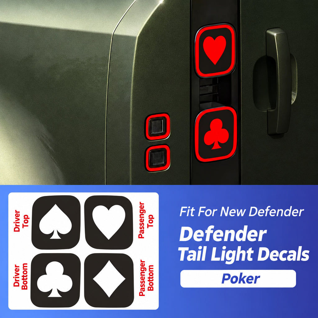 Compatible with 2020-2026 Defender 90/110/130 Creative Tail Light Decal Stickers