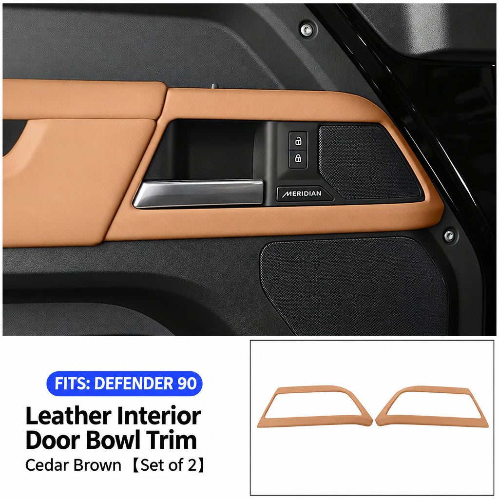 Compatible with 2020-2026 Defender 90/110/130 Interior Door Handle Bowl Frame Trim