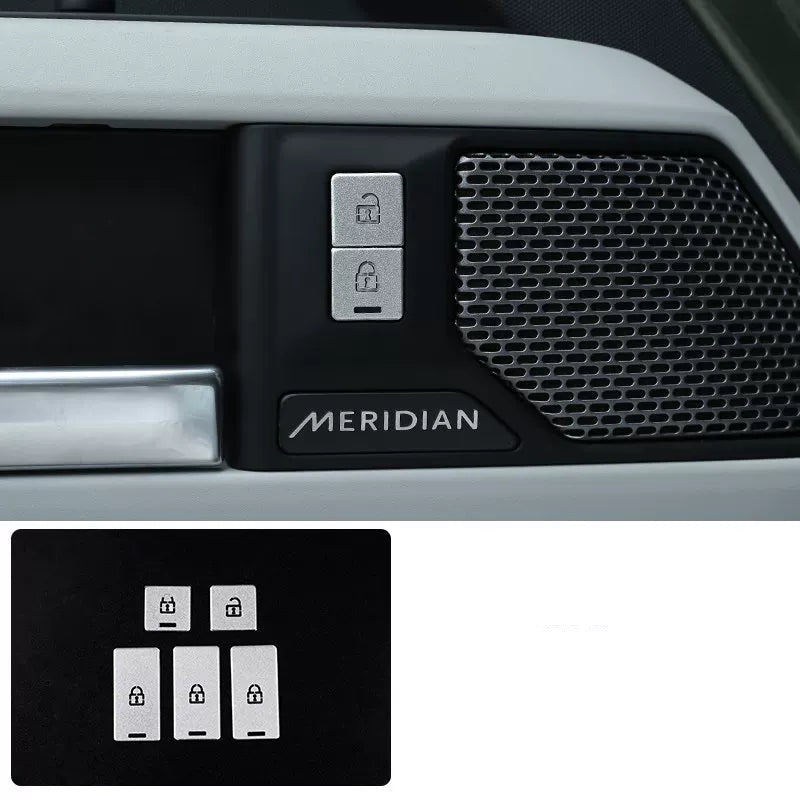 Additional product photo of Land Rover Defender 90/110/130 Overhead Sunroof Switch Button Decal Overlays (2020–2026)