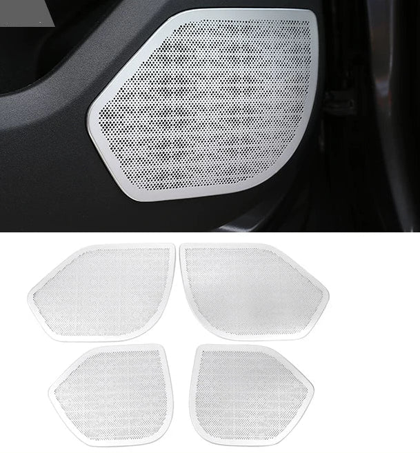 Additional product photo of Range Rover Velar A-Pillar Tweeter Speaker Grille Mesh Covers (2017–2026)