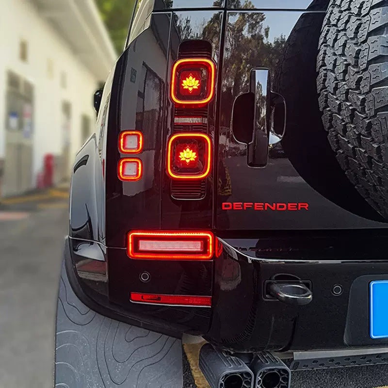 Compatible with 2020-2026 Defender 90/110/130 Creative Tail Light Decal Stickers
