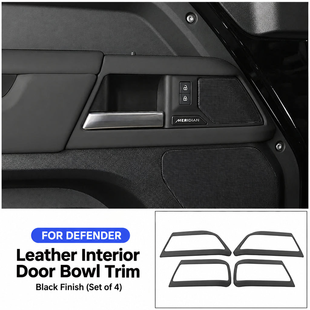 Compatible with 2020-2026 Defender 90/110/130 Interior Door Handle Bowl Frame Trim