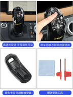 Compatible with 2020-2026 Defender 90/110/130 Crystal Gear Shift Knob Cover
