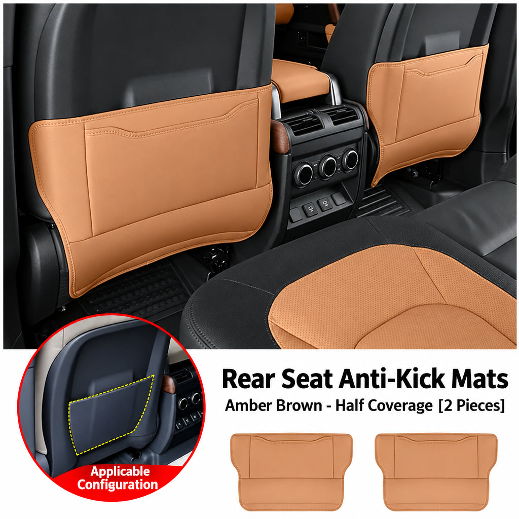 Compatible with 2020-2026 Defender 90/110/130 Seat Back Kick Pads