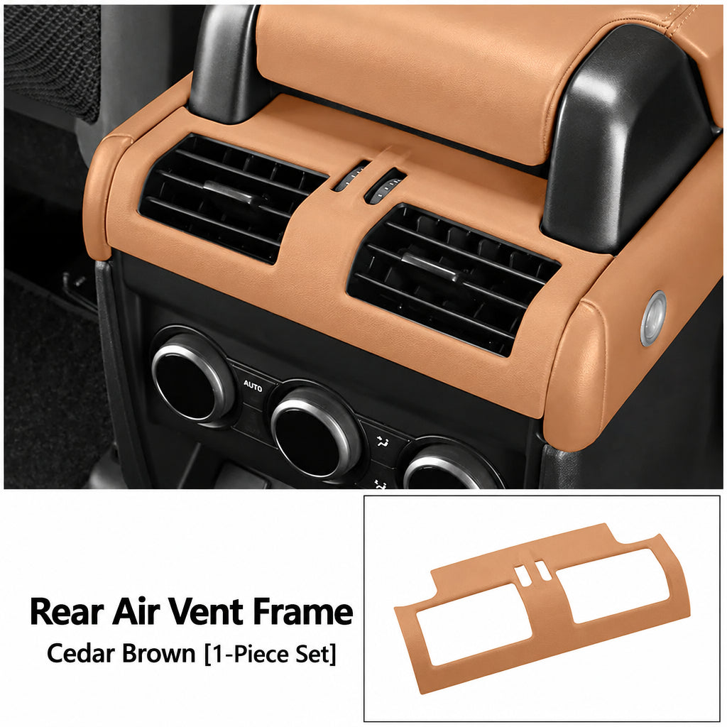Additional product photo of Defender (2020-2026) Rear Air Vent Trim & Kick Plate, Leather-Look Interior Protection for 90