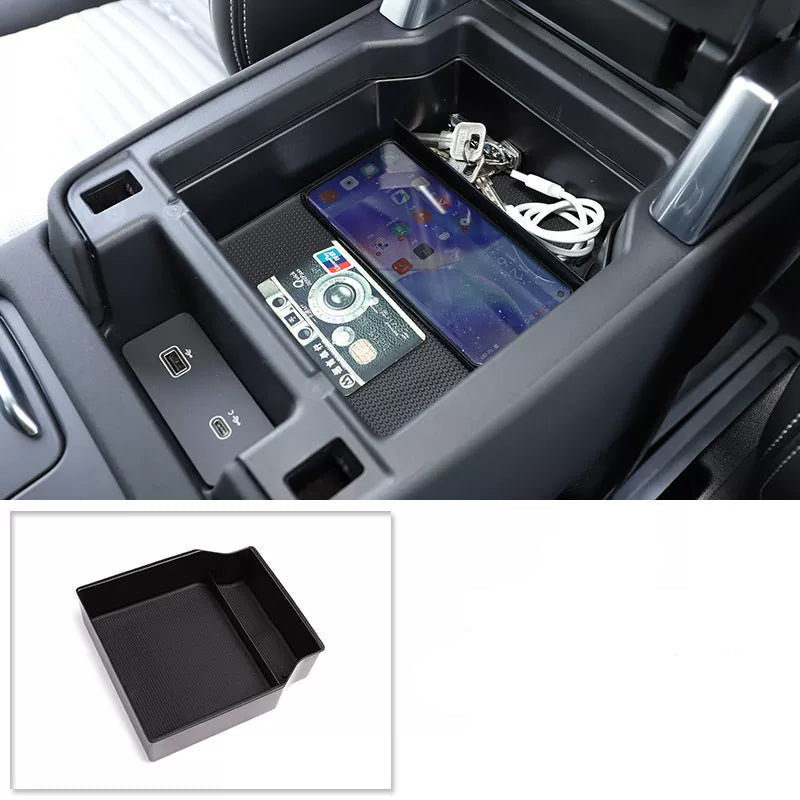 Additional product photo of Land Rover Discovery 5 Center Armrest Secondary Storage Tray Organizer (2017–2026)