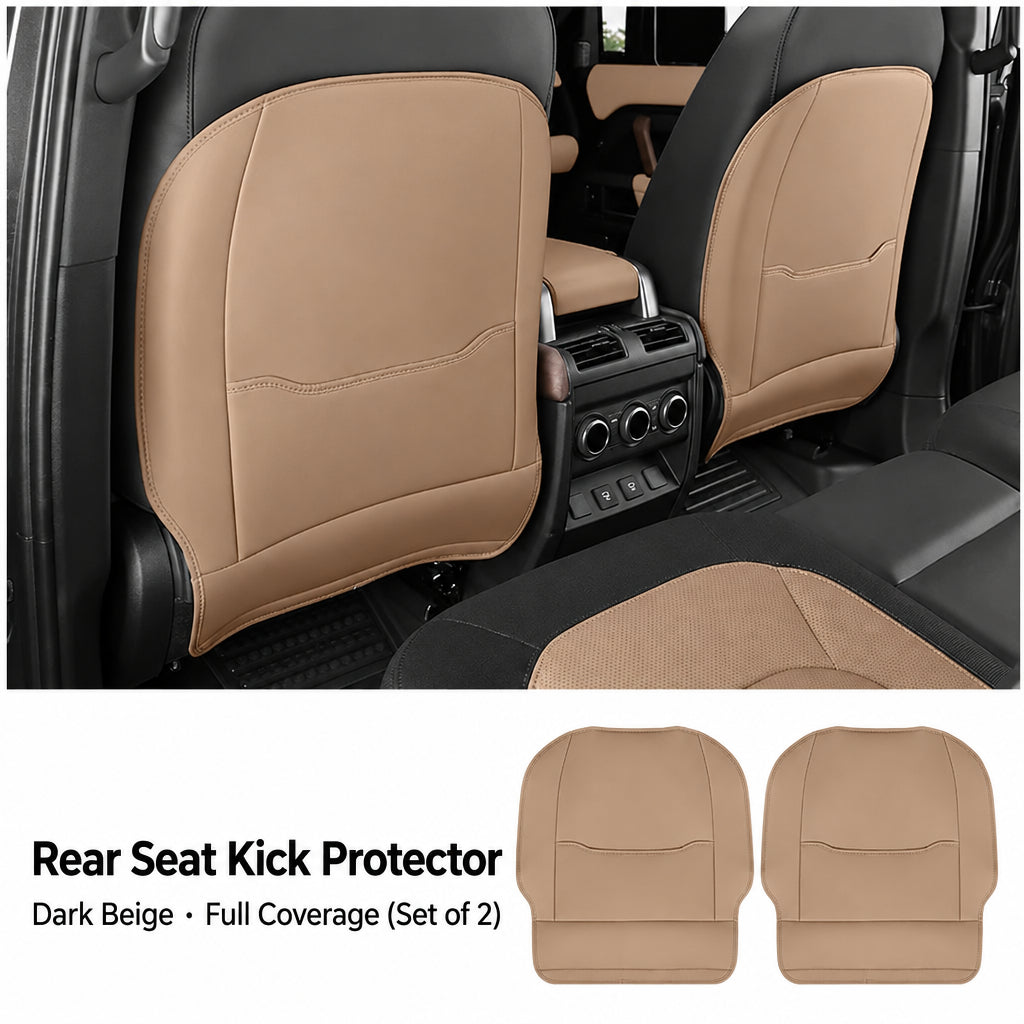 Compatible with 2020-2026 Defender 90/110/130 Seat Back Kick Pads
