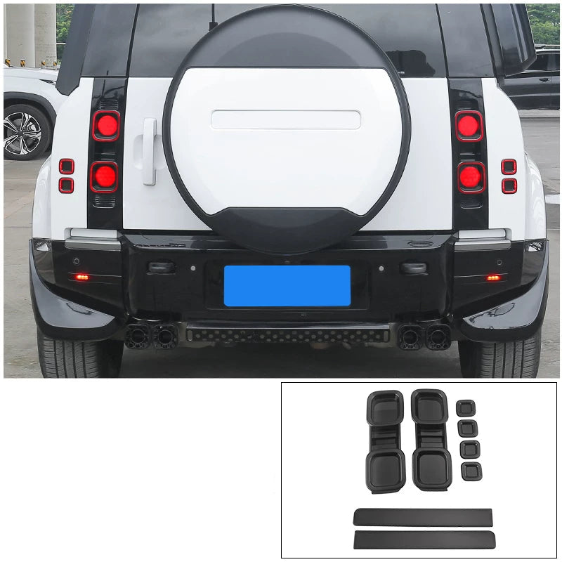 Additional product photo of Defender 90/110/130 Smoked Headlight & Taillight Protective Guards (2020–2026)