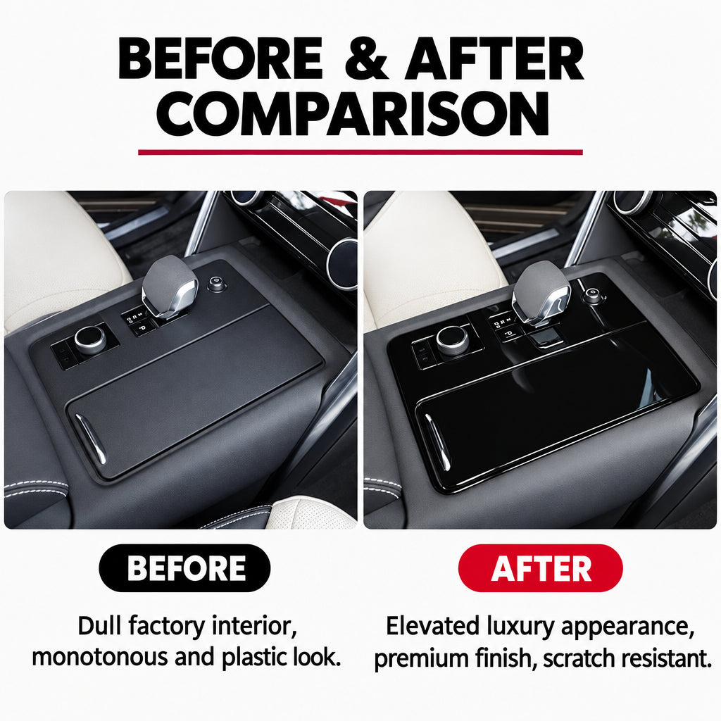 Compatible with 2021-2026 Discovery 5 Center Console Gear Shift Panel Trim