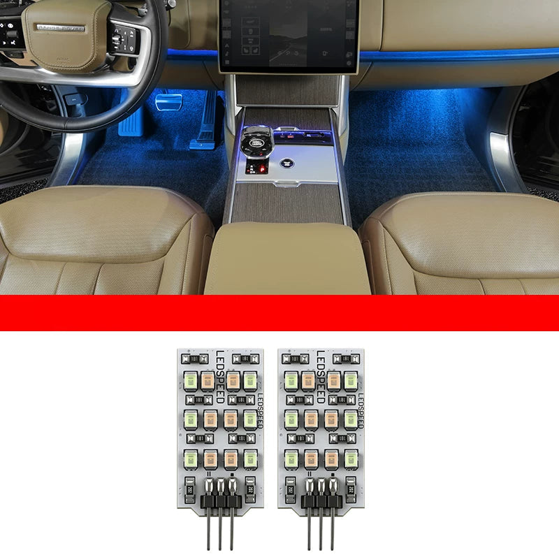 2023-2026 Range Rover & Sport LED Footwell Ambient Lighting Kit