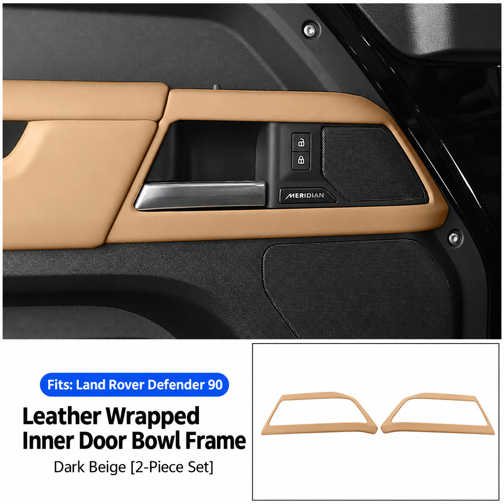 Compatible with 2020-2026 Defender 90/110/130 Interior Door Handle Bowl Frame Trim