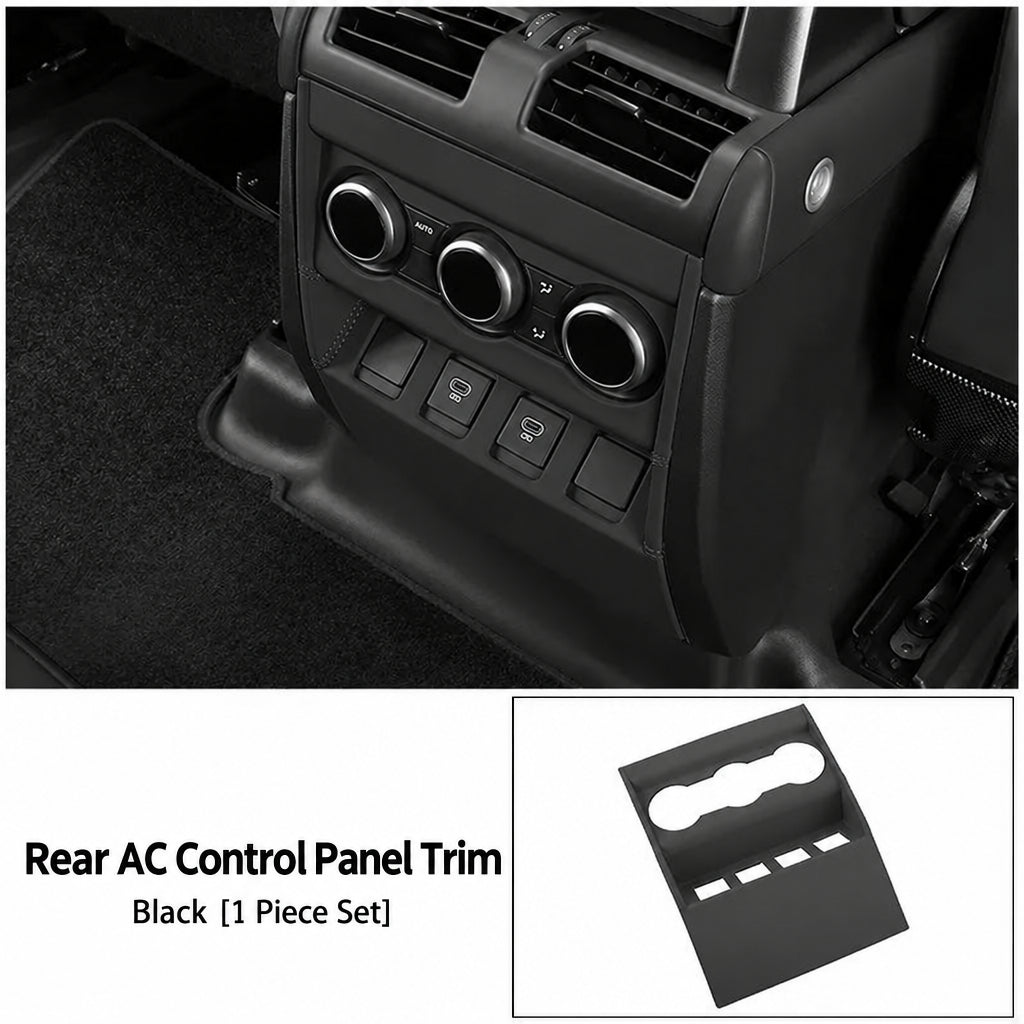 Additional product photo of Defender (2020-2026) Rear Air Vent Trim & Kick Plate, Leather-Look Interior Protection for 90