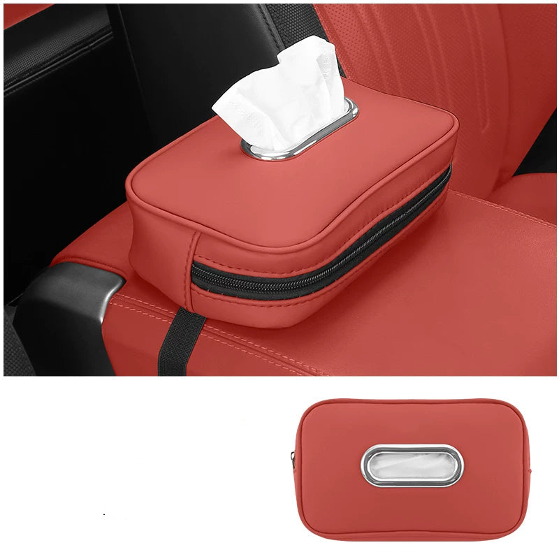 Leather Car Tissue Box - Full Model Lineup