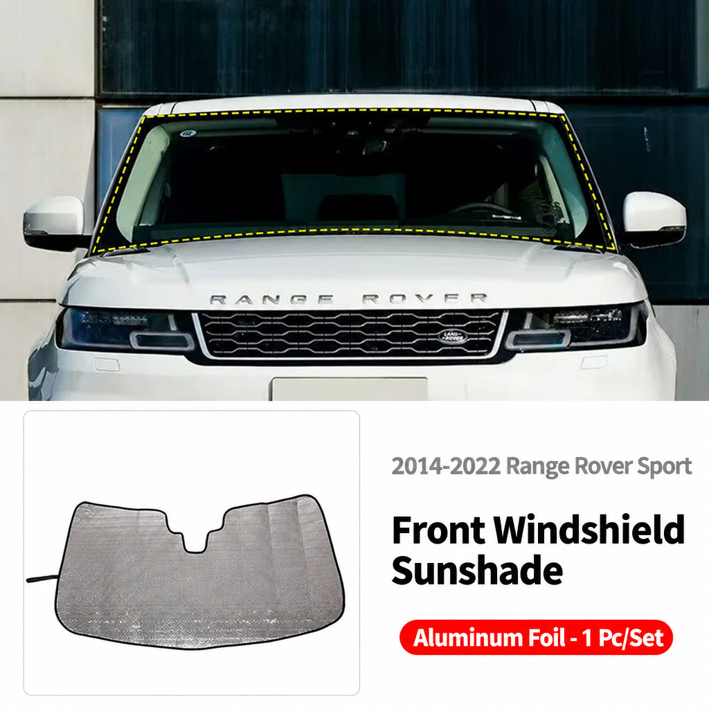 Compatible with Range Rover, Defender, Discovery Custom Front Windshield Sunshade Visor
