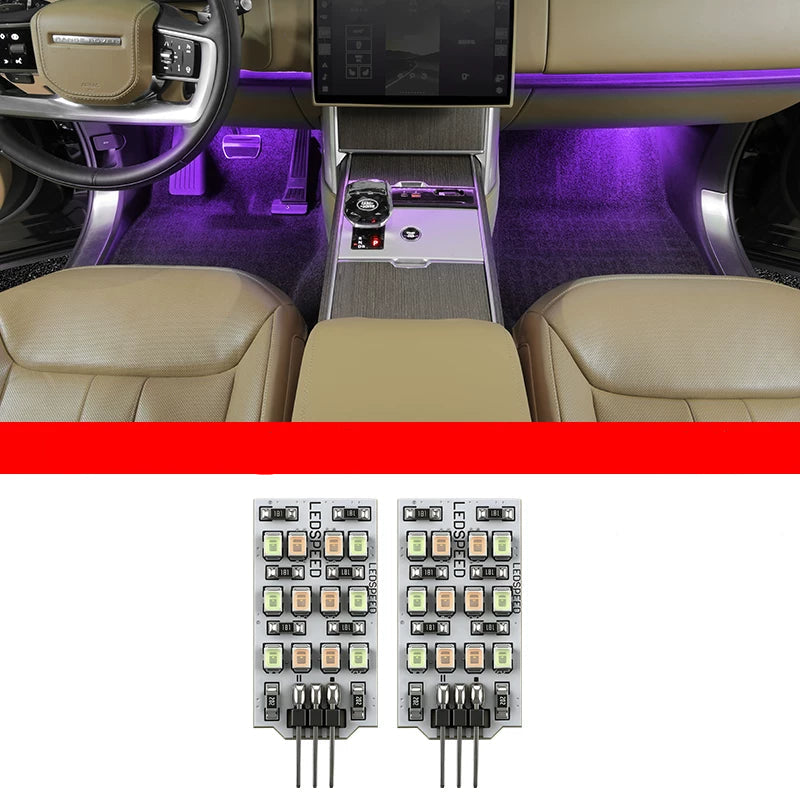 2023-2026 Range Rover & Sport LED Footwell Ambient Lighting Kit