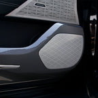Additional product photo of Range Rover Velar Carbon Fiber Pattern Seat Back Anti-Kick Mats (2017–2026)