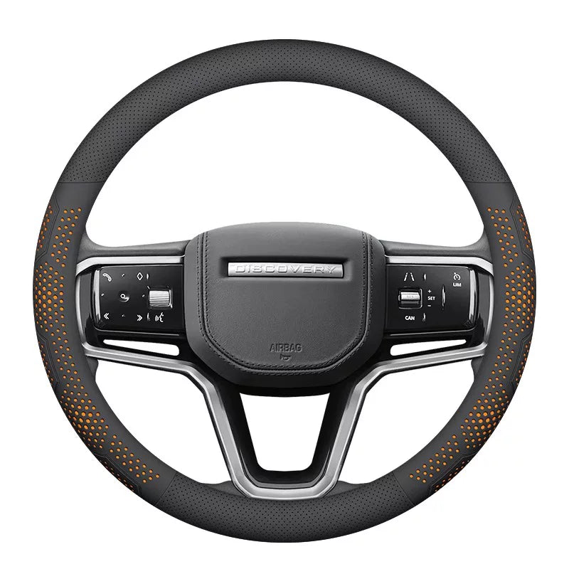 Additional product photo of Land Rover Defender, Range Rover & Discovery 5 Ultra-Thin Perforated Leather Steering Wheel Cover