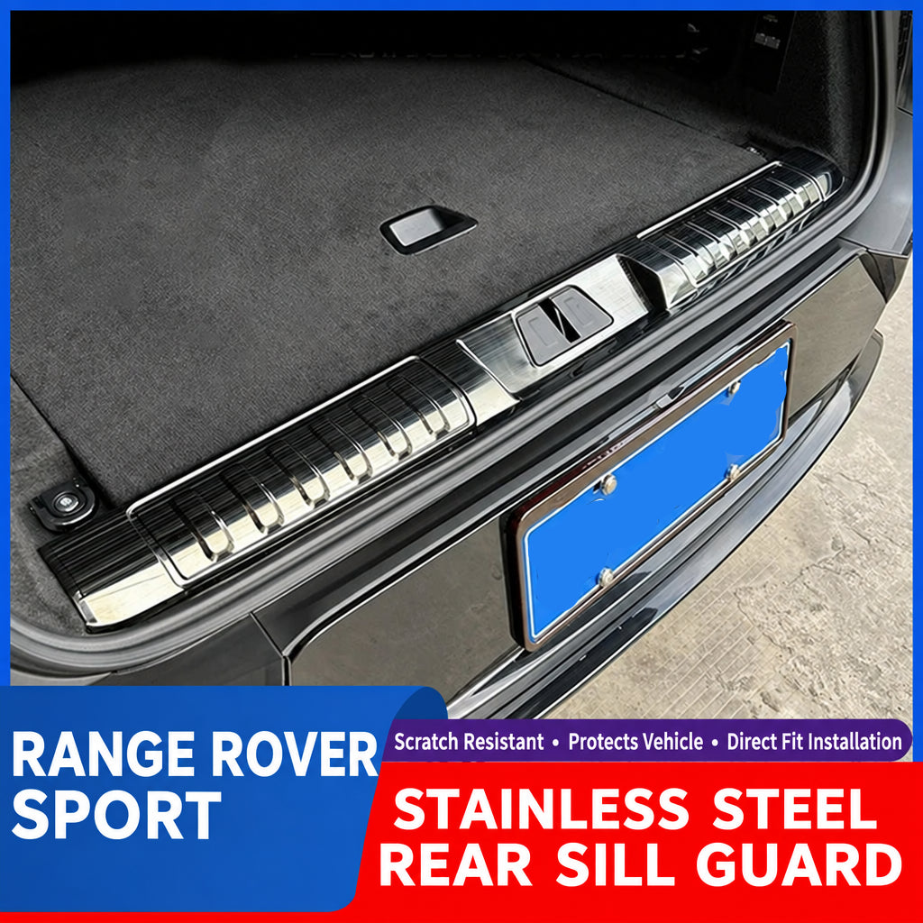 Compatible with 2023-2026 Range Rover Sport Stainless Steel Inner Trunk Sill Guard