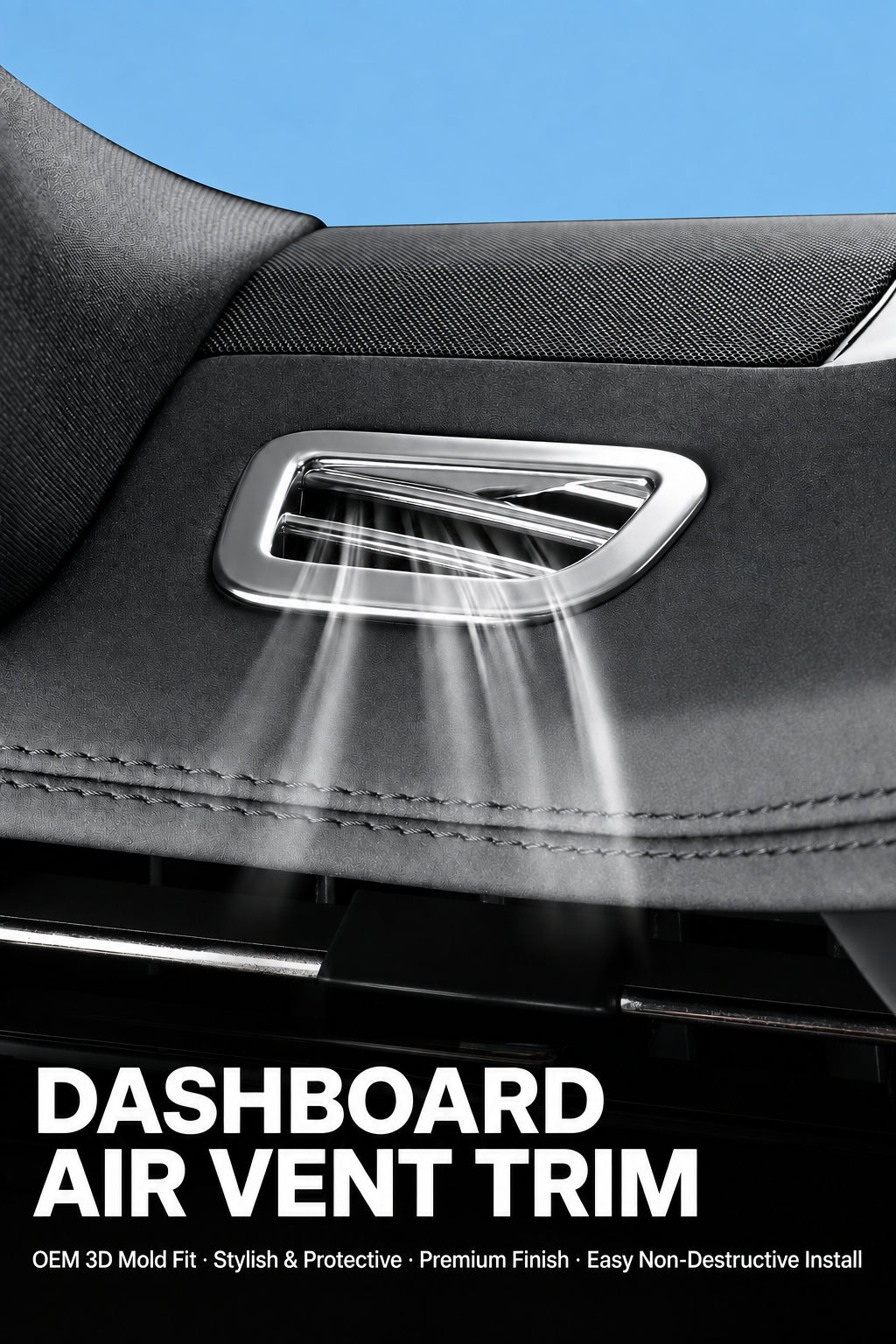 2023-2026 Range Rover Dashboard Side Air Vent Frame Cover Trim