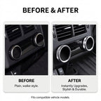 Discovery 5 (2021-2026) Center Console Knob Covers, Front & Rear AC and Volume Trim Rings