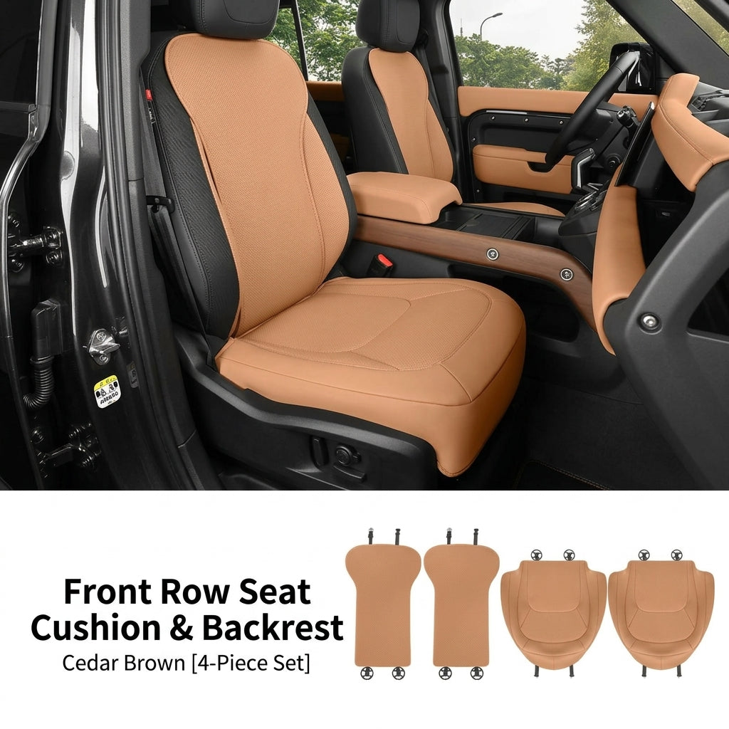 Additional product photo of Defender (2020-2026) Seat Covers, Breathable Leather Seat Cushion Set for 90 / 110 / 130