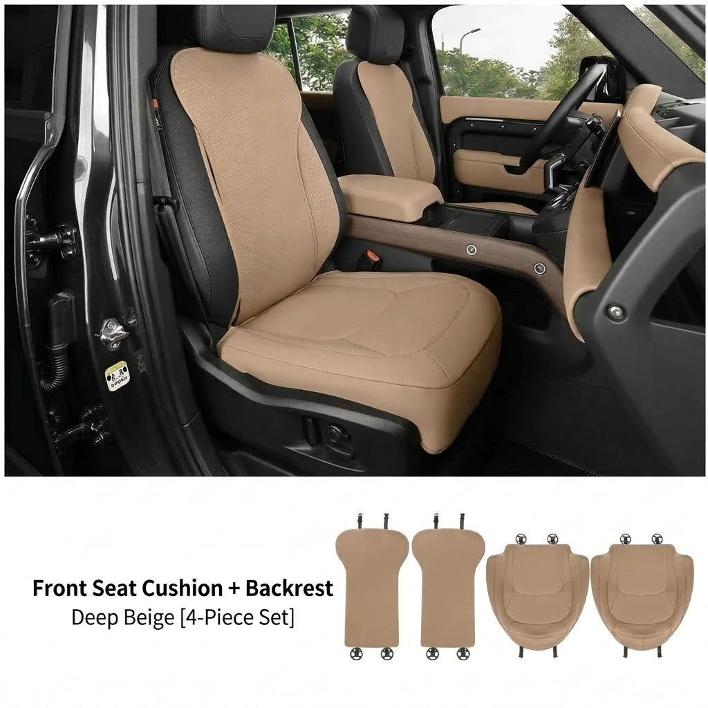 Additional product photo of Defender (2020-2026) Seat Covers, Breathable Leather Seat Cushion Set for 90 / 110 / 130