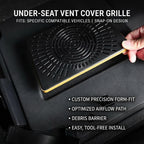 Defender 90 / 110 (2020-2026) Under-Seat Air Vent Covers, ABS Anti-Blocking Dust Guards (2 pcs)