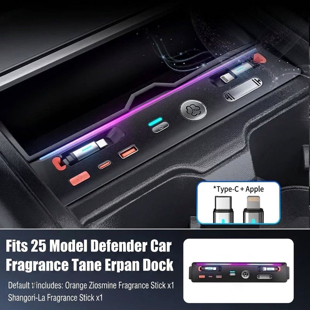 Additional product photo of Defender 90/110/130 Charging Dock with Ambient Light (2025–2026)
