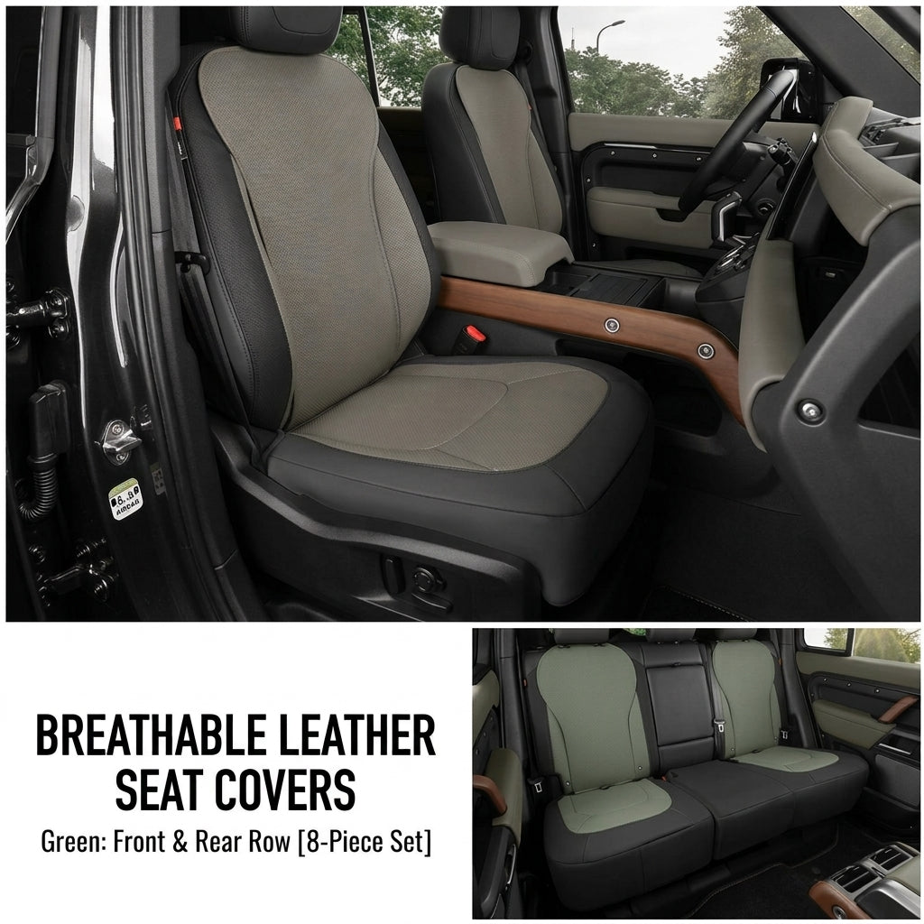 Additional product photo of Defender (2020-2026) Seat Covers, Breathable Leather Seat Cushion Set for 90 / 110 / 130