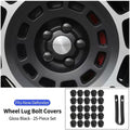 Product photo of Wheel Bolt Caps Gloss Black Lug Nut Covers