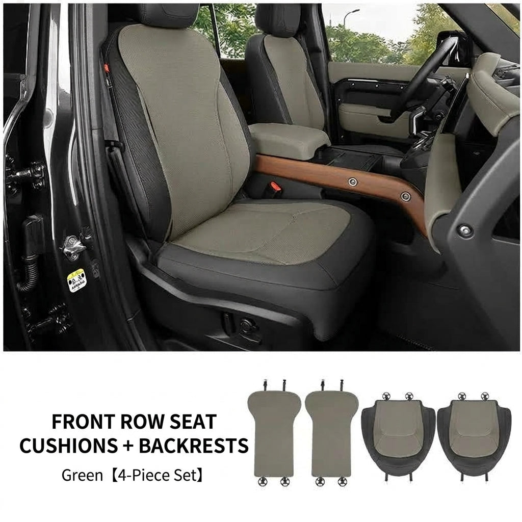 Additional product photo of Defender (2020-2026) Seat Covers, Breathable Leather Seat Cushion Set for 90 / 110 / 130